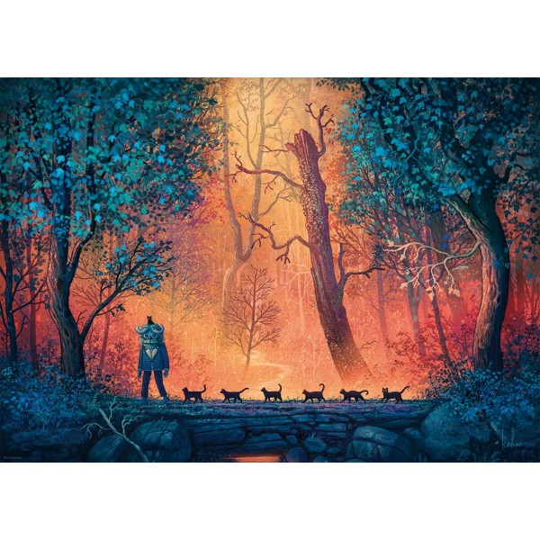 Mistyczny świat, Marsz przez las , Andy Kehoe (1000el.)​​ - Sklep Art Puzzle
